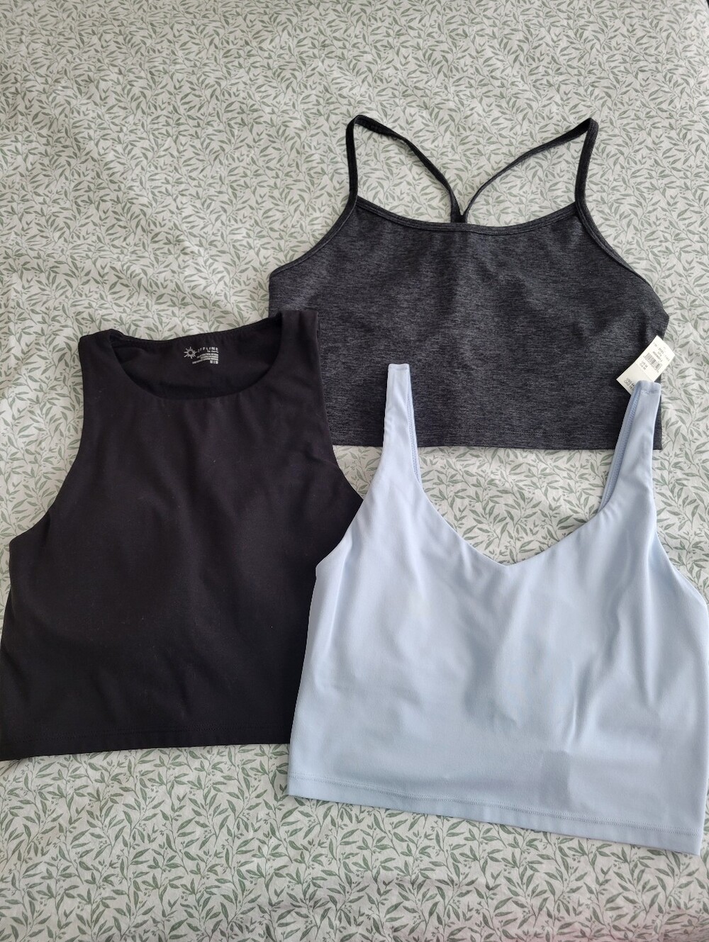 aerie offline workout athletic real me tank tops with bras size medium bundle